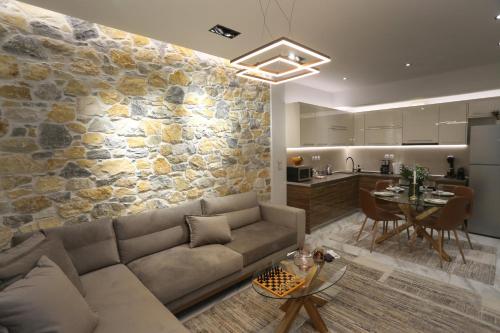 Cucina o angolo cottura di LA Larissa Luxury Apartments Stelve