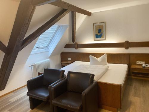 Χώρος καθιστικού στο Hotel Rosengarten Tuttlingen
