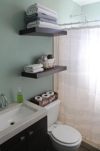 Koupelna v ubytování Villa Susana, Casa habitacional