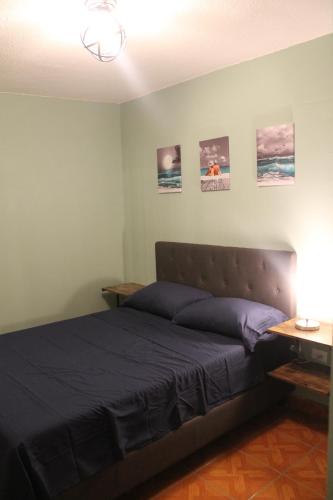 Postel nebo postele na pokoji v ubytování Villa Susana, Casa habitacional