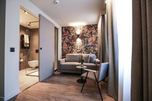 Posezení v ubytování Adaastra Boutique Hotel