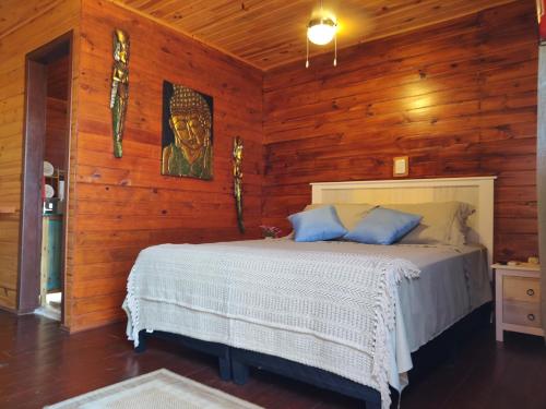 Кровать или кровати в номере Posada Las Maravillas