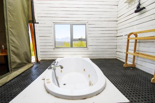 Koupelna v ubytování Le Petit Karoo Ranch