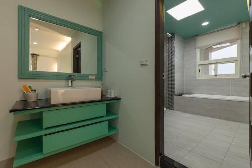 Ein Badezimmer in der Unterkunft Zhen heart holidays