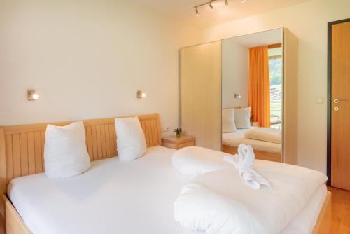Katil atau katil-katil dalam bilik di Apartments Susanne