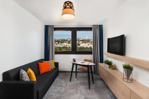 Μια τηλεόραση ή/και κέντρο ψυχαγωγίας στο Mercure Budapest Castle Hill