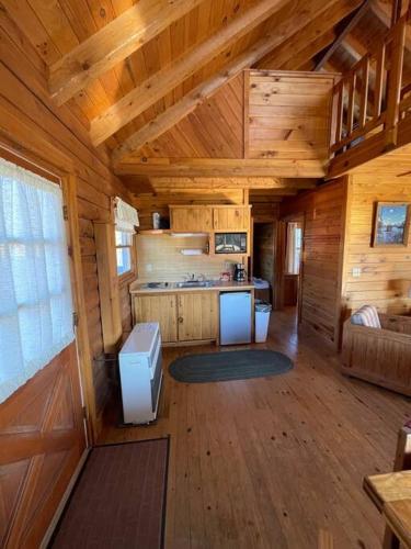 Kuchyň nebo kuchyňský kout v ubytování Unity Sky Lodge