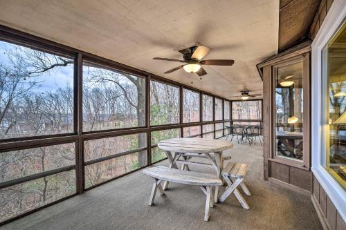 Peaceful Rogers Retreat with Beaver Lake Views!