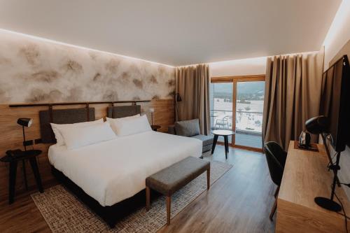 Postel nebo postele na pokoji v ubytování Böden Hotel & Spa, AKEN SOUL