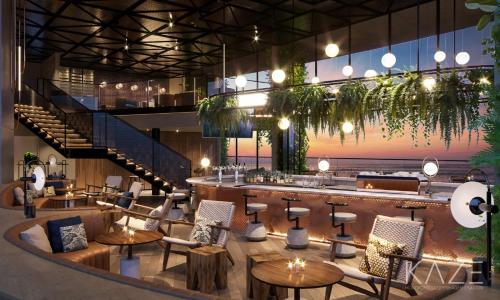 Ruang duduk di Citadines Marina Halong