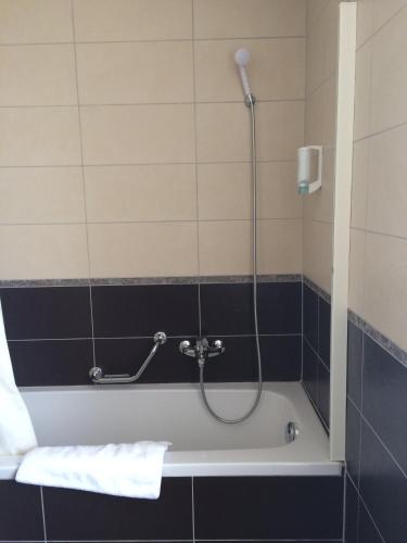 Bilik mandi di Hôtel des Alpes