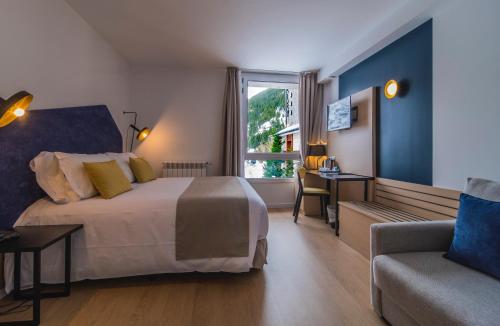 Hotel Roc Melerにあるベッド