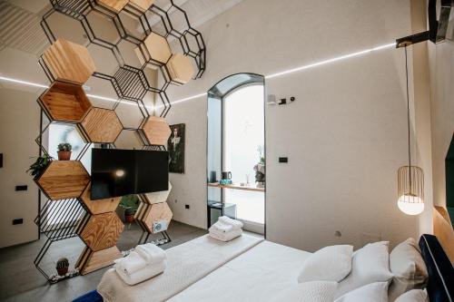 Koupelna v ubytování FICOPALA SUITES