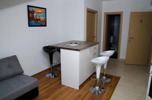 Χώρος καθιστικού στο Apartments Deak