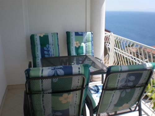 Apartment in Pisak with sea view, balcony, air conditioning, WiFi 90-8