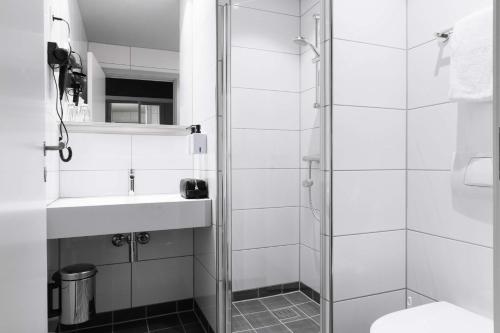 Koupelna v ubytování Scandic Odense