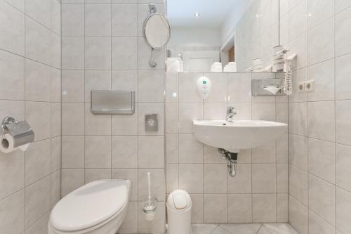 Koupelna v ubytování acom-Hotel Berlin Kurfürstendamm