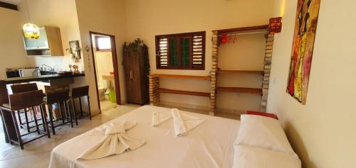 Katil atau katil-katil dalam bilik di Moringa Beach