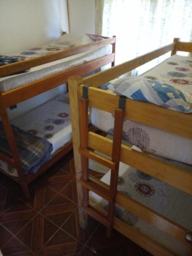 Postel nebo postele na pokoji v ubytování Cabañas el Estero
