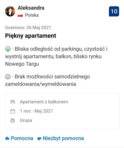 a screenshot of a cell phone with theania potassium potassiumiparityplementarityplement at Apartament w Górach in Nowy Targ