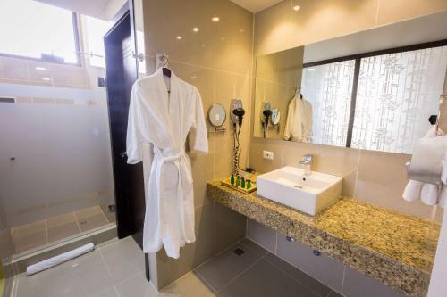 Koupelna v ubytování Best Western Plus Panama Zen Hotel