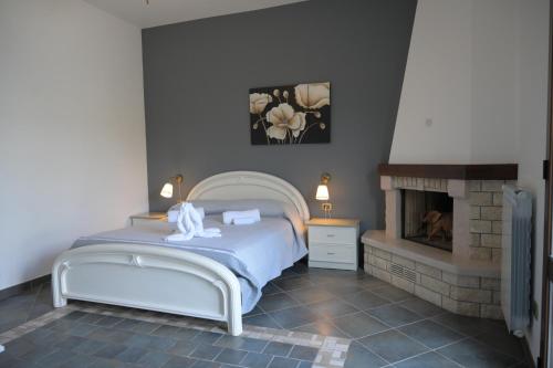 Posteľ alebo postele v izbe v ubytovaní B&B Sale e Sole sul Mare
