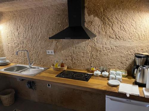Köök või kööginurk majutusasutuses Les Maisons De Cappadoce