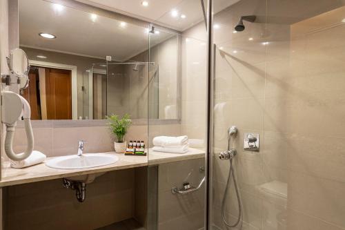 Koupelna v ubytování Amalia Hotel Nafplio