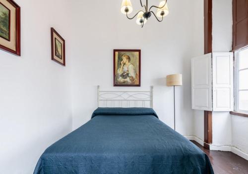 Un pat sau paturi într-o cameră la Casa Clásica en Santa Cruz Palma