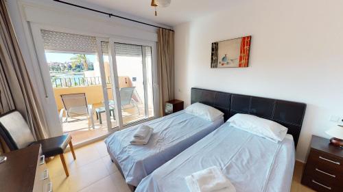Postel nebo postele na pokoji v ubytování Ginkgo 302891-A Murcia Holiday Rentals Property