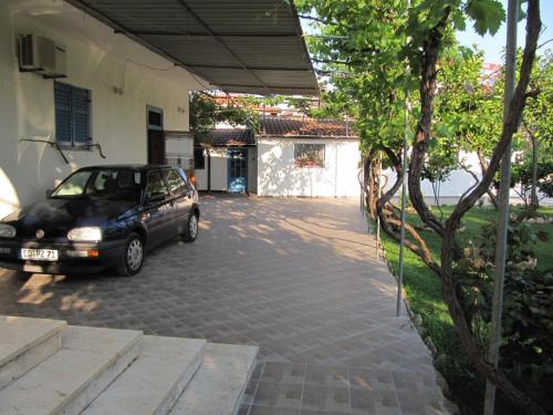 a car parked in front of a house at Apartment in Sucuraj with sea view, balcony, air conditioning, WiFi 3560-1 in Sućuraj