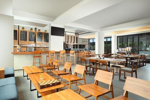 Posezení v ubytování BATIQA Hotel Pekanbaru