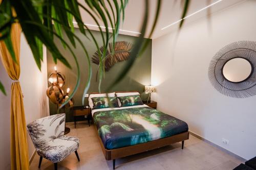 Ένα ή περισσότερα κρεβάτια σε δωμάτιο στο Le Boutique Luxury Rooms