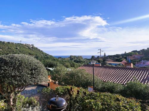 a view from the roof of a house at La Vela Summer House - FREE WIFI - 700mt from the beach in Costa Rei