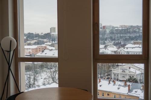 冬のKostjukowski Apartments Forumの様子