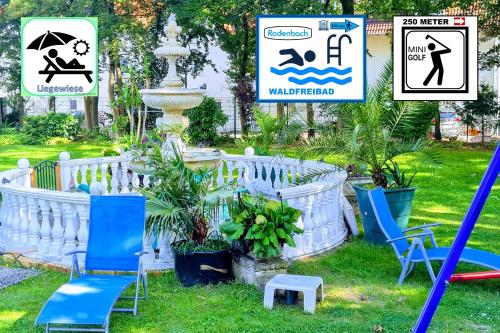 Taman di luar Appartements 4U Rodenbach