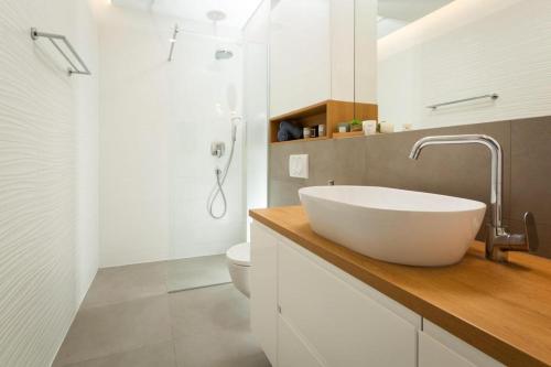 Koupelna v ubytování Style Apartment
