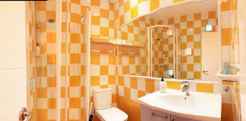 Koupelna v ubytování Hostal Arco Iris