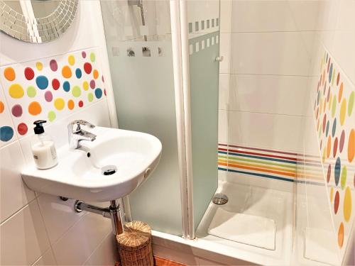 Koupelna v ubytování Hostal Arco Iris