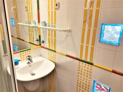 Koupelna v ubytování Hostal Arco Iris