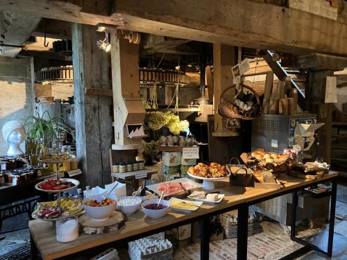 Comida en el bed and breakfast o alrededores