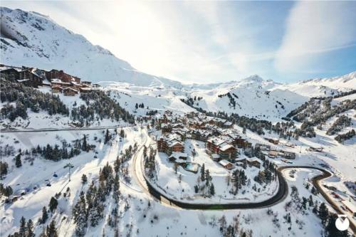 Tartiflat, Arc1950, 2 bed, Ski in Ski out, Arc 1950 semasa musim sejuk