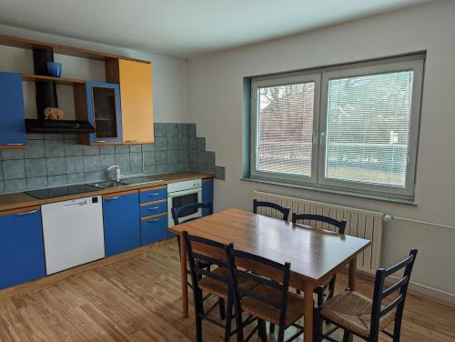 Kuhinja oz. manjša kuhinja v nastanitvi Apartments Domačija Mlaker