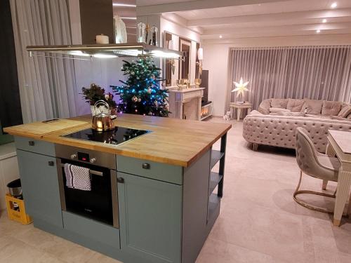 Dapur atau dapur kecil di Royal Whirlpool Suites Lüneburger Heide