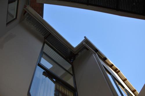 Edificio en el que se encuentra el hostal o pensión