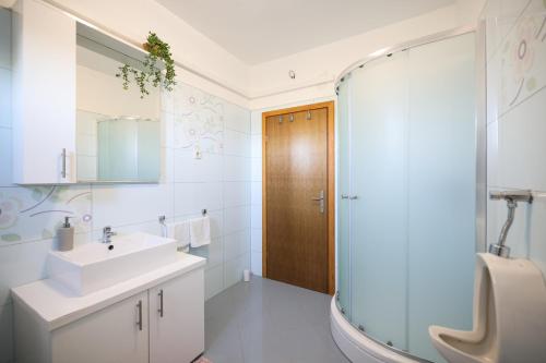 Kúpeľňa v ubytovaní Villa Levatinka