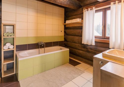 Koupelna v ubytování Chalet Vancouver