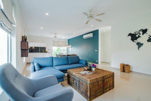 Χώρος καθιστικού στο The Beach Village Resort