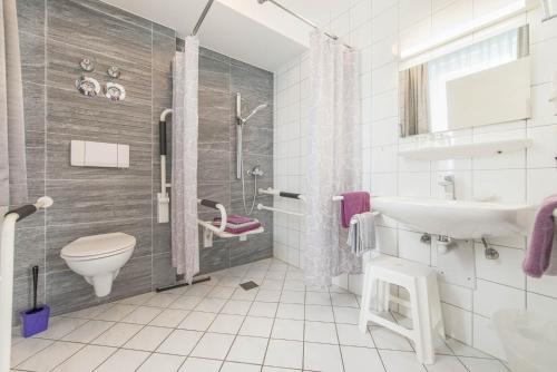 Ванная комната в Hotel Garni Lichtquelle