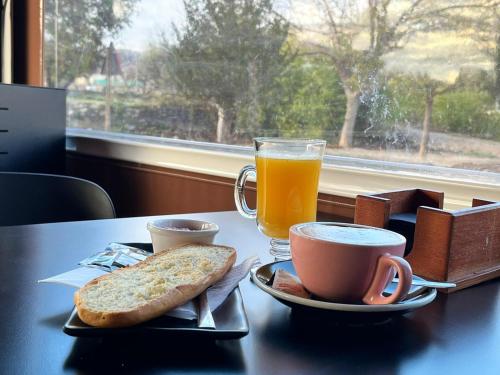 Morgenmad for gæster der bor på Albergue La Estación